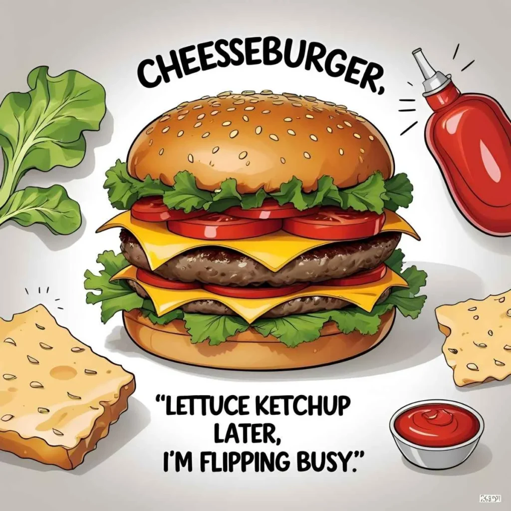 Cheeseburger Puns