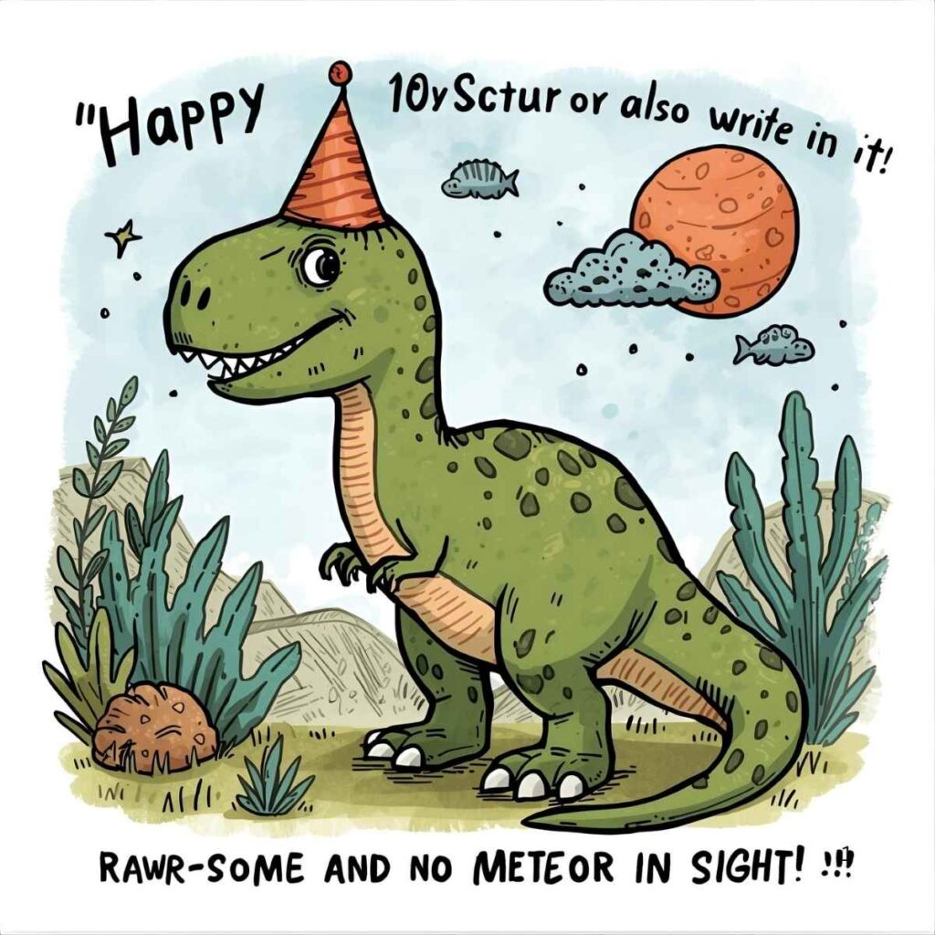 Dinosaur Birthday Puns