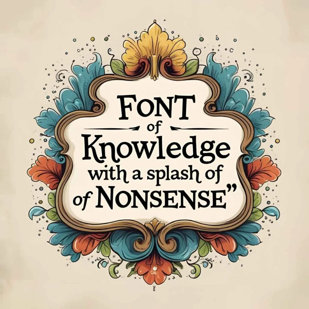 Font Puns