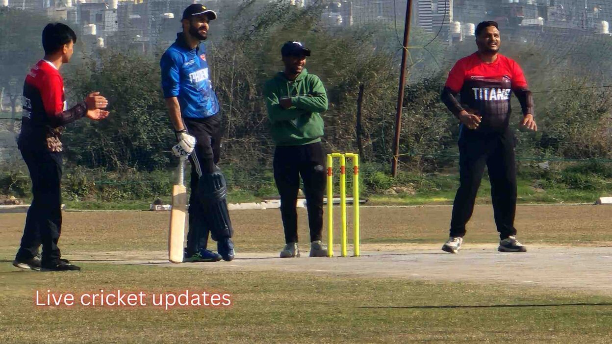 Live cricket updates 🏏