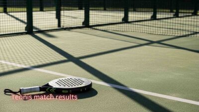 Tennis match results